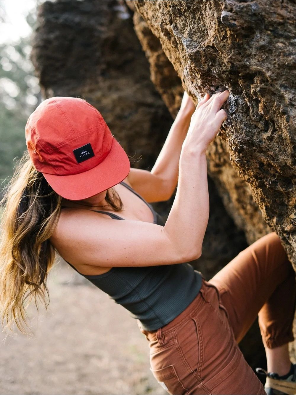 Tillak Wallowa Camp Hat in Supai Red